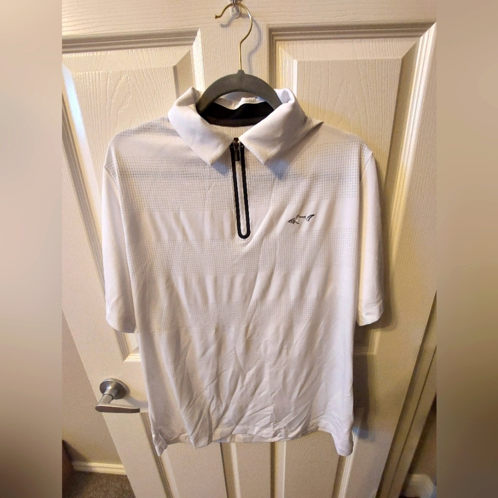 Greg Norman for Tasso Elba Rapivent Polo Shirt